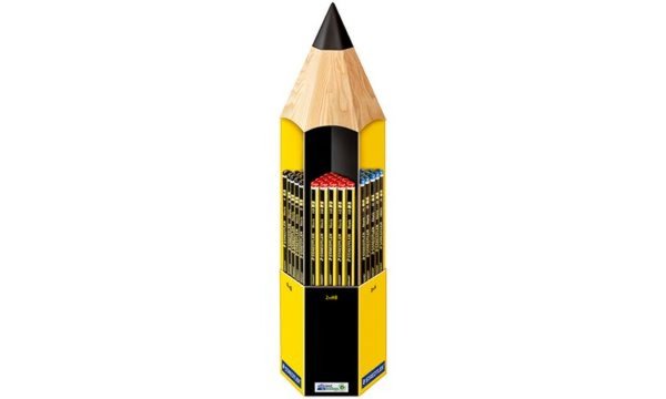 STAEDTLER Bleistifte Noris, 90er Display in Stiftform sechseckig, Minenstärke: 