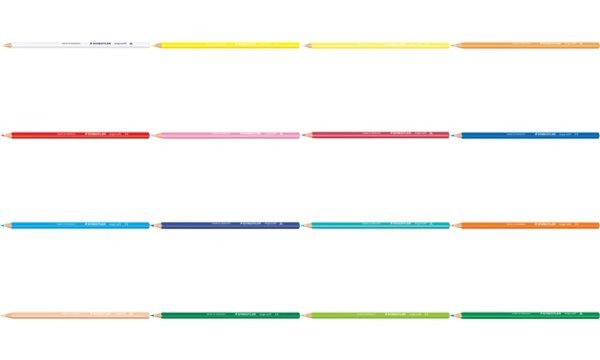 STAEDTLER Dreikant-Buntstift ergoso ft, dreieckig, weiß (5653561)