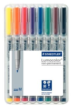 STAEDTLER Lumocolor 315 - Silber - Polypropylen - Schwarz - Blau - Braun - Grün