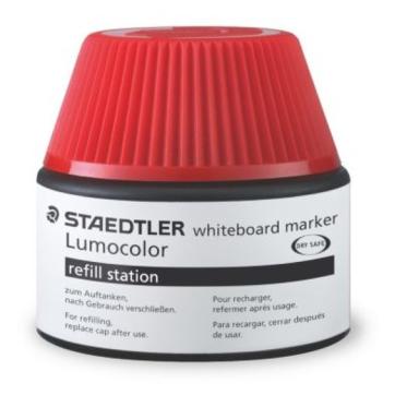 STAEDTLER Lumocolor Refill-Station 488 51, rot Tankstelle zum Nachfüllen von Wh