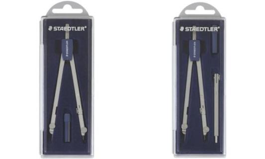 STAEDTLER Schulzirkel 559, Länge: 1 35 mm, 3-teilig (57890280)