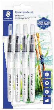 STAEDTLER Wassertankpinsel-Set Design Journey, 4er Blister