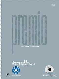 Staufen® Collegeblock Premio kariert DIN A4 mit Rand