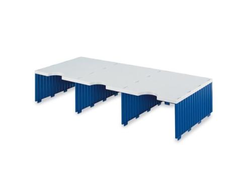 STYRO AUFBAUEIN.JUMBO TRIO 3F.SCHW/G (268-1321.98)