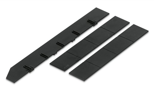 STYRO Unterteilungs-Set styrodoc, 1 Längs-/2 Querstege schwarz, 1 Längs- und 2 