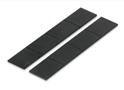 STYRO Unterteilungs-Set styrodoc, 2 Querstege, schwarz 1 Längs- und 2 Querstege