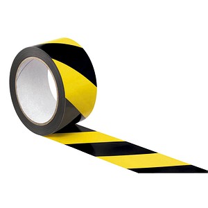 SUPRA Warnklebeband schwarz/gelb 50,0 mm x 66,0 m 1 Rolle
