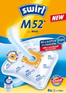SWIRL M52 MicroPor Plus AirSpace Staubsaugerbeutel