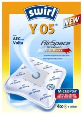 SWIRL Y05 AirSpace Staubsaugerbeutel