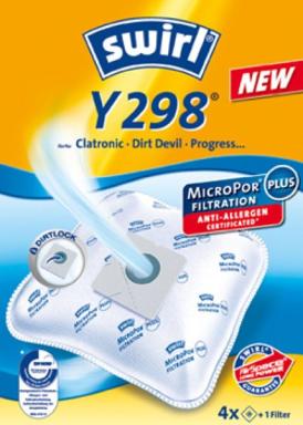 SWIRL Y298/Y198 MicroPor Plus AirSpace Staubsaugerbeutel
