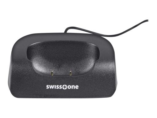 SWISSTONE BBM 625 schwarz-silber große beleuchtete Tasten optionaler Ziffernans