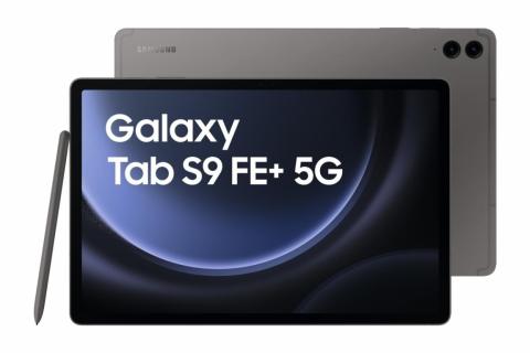 SAMSUNG Galaxy Tab S9 FE+ 5G Tablet 31,5 cm (12,4 Zoll) 128 GB grau