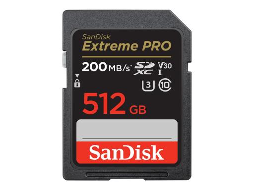 SanDisk Speicherkarte SDXC-Card Extreme PRO 512 GB