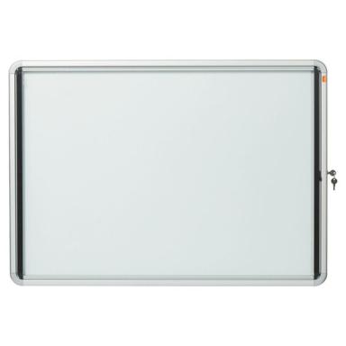 Schaukasten Innen magnetische Rückwand weiß, 8xA4, Klapptür abschließbar