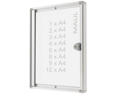 Schaukasten MAULextraslim 8xA4 si 65,5x93,1x2,7cm