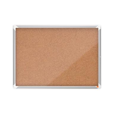 Schaukasten Premium Plus Kork, mit Klapptür, 8xA4