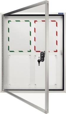 Schaukasten für die Aussennutzung 4 X A4 Aluminiumrahmen