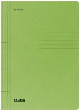 Schnellhefter A4 250g, kaufm. und Beh.-Heftung, grün, 26,8x35cm