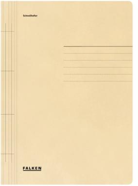 Schnellhefter A4 250g, kaufm. und Beh.-Heftung, chamoise, 26,8x35cm