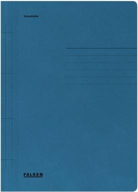 Schnellhefter A4 250g, kaufm. und Beh.-Heftung, blau, 26,8x35cm