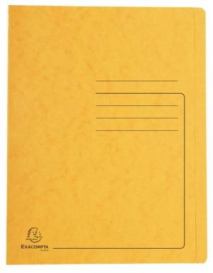 Schnellhefter Colorspan 355g, A4, gelb mit Beschriftungsfeld, für 350 Blatt