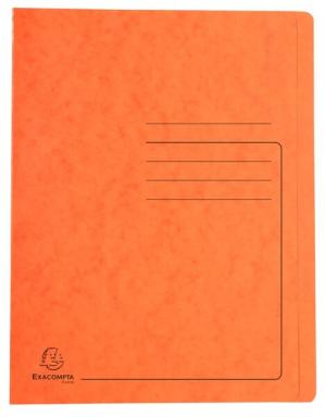 Schnellhefter Colorspan 355g, A4, orange, mit Beschriftungsfeld