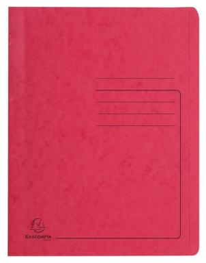 Schnellhefter Colorspan 355g, A4, rot mit Beschriftungsfeld, für 350 Blatt