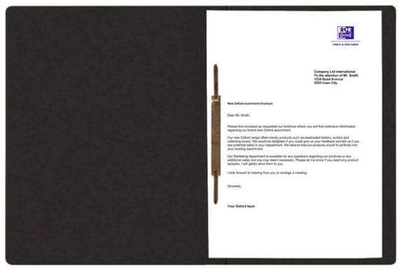 Schnellhefter, DIN A4, 390g, schwarz für ca. 200 DIN A4-Blätter, kaufm.