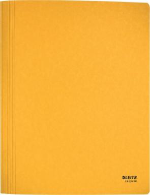 Schnellhefter Recycle, DIN A4, aus 275 g/qm Karton, gelb, mit Heft-