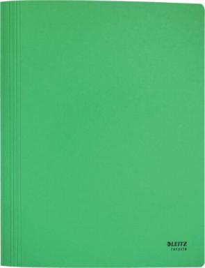 Schnellhefter Recycle, DIN A4, aus 275 g/qm Karton, grün, mit Heft-
