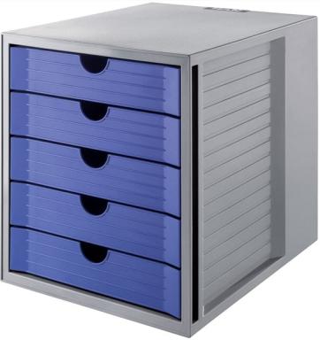 Image Schrankset_KARMA_grauko-blau_A4_5_Schbe_img2_4376520.jpg Image