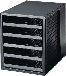 Image Schrankset_KARMA_schwarz_A4_5_Schbe_offen_img0_4385091.jpg Image