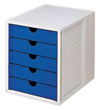 Image Schrankset_graublau_A4_5_Schbe_geschlossen_img2_4372780.jpg Image