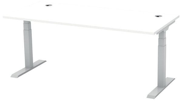 Schreibtisch FLEX MODUL 1800 mm höhenverstellbar, Dekor weiß