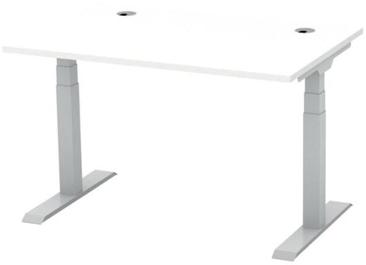 Schreibtisch FLEX MODUL 1200 mm höhenverstellbar, Dekor weiß