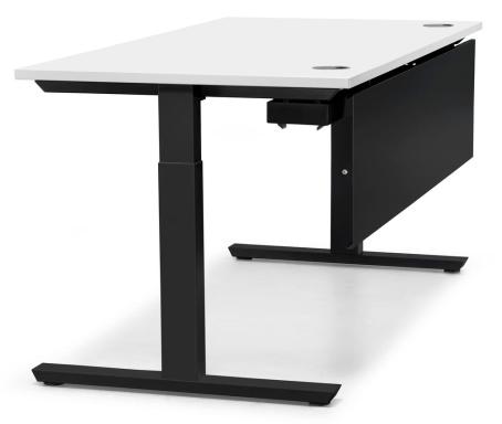 Schreibtisch T-Fuß MULTI M, Weiß