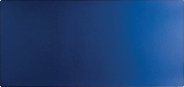 Schreibunterlage, 40 x 80 cm, hell-/marineblau, aus PU-Kunstleder