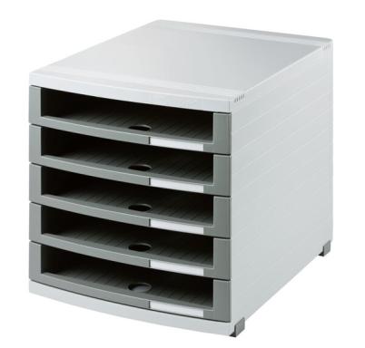 Image Schubladenbox_CONTUR_lichtgrau_B4_5_Schbe_img1_4394651.jpg Image