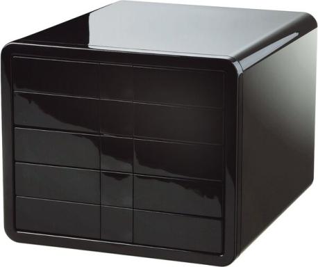 Schubladenbox I-Box schwarz/schwarz C4 5 Schübe geschlossen