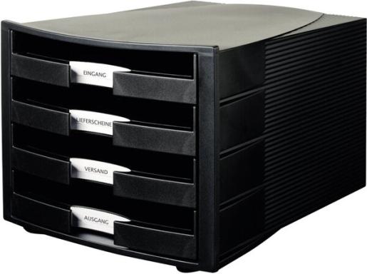 Image Schubladenbox_Impuls_4_Schbe_offen_schwarzschwarz_img3_4370825.jpg Image