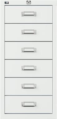 Schubladenschrank ECO, 6 Schubladen, weiß, DIN A4, 590 x 281,5 x 411,5,