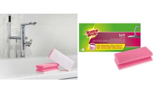 Scotch-Brite Reinigungsschwamm Soft , Farbe: rosa/weiß (18020058)