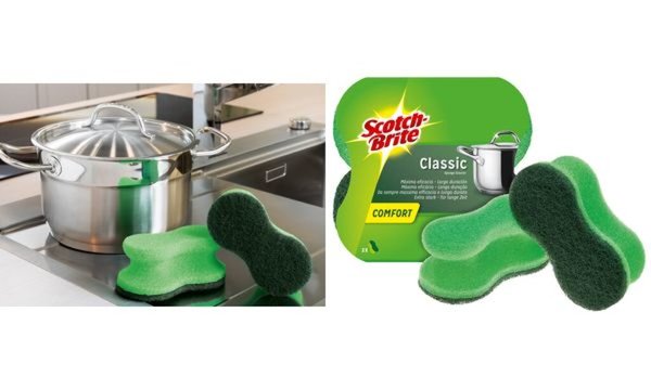 Scotch-Brite Topfreiniger Classic C omfort, Farbe: grün (18020063)