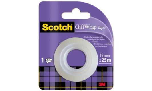 Scotch Geschenk-Klebefilm GiftWrap Tape, 19 mm x 25 m (9005047)