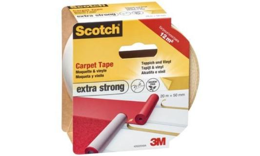 Scotch Teppichklebeband extra stark , 50 mm x 7 m, weiß (9031926)