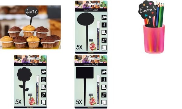 Securit Deko-Einsteckschild TAG Re chteck (70020050)