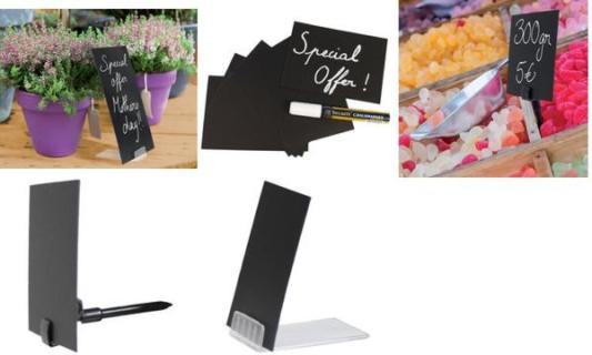 Securit Kreidetafelschild DIN A7, w eiß, 20er Set (70020289)