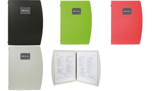 Securit Speisekarten-Mappe RIO MENU , DIN A4, rot (70020154)