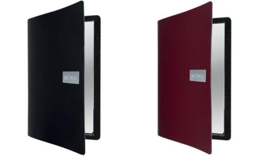 Securit Speisekarten-Mappe ROYAL, D IN A4, aus Leder, rot (70020311)