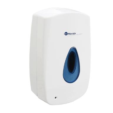 Seifenschaum-Spender "Merida Top Automatic"  | weißWechseleinsatz blau und grau, für 900 ml Seifenschaum-Patrone ||36133||